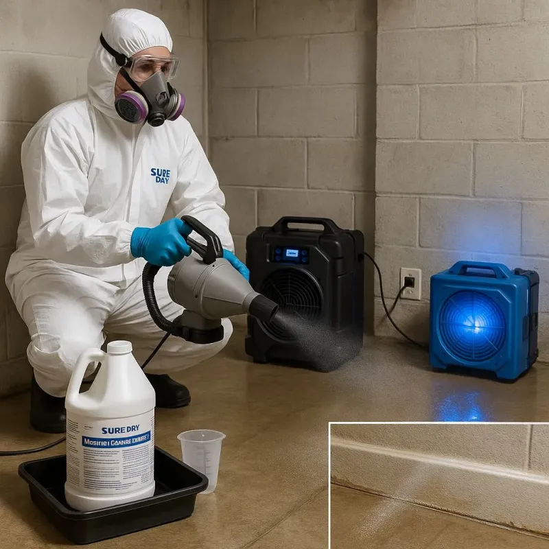 Sanitization and Odor Removal process in Brevard, NC
