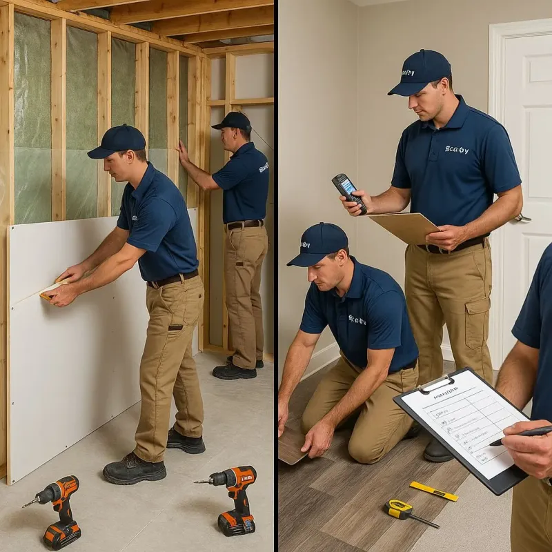 Repairs and Reconstruction process in Brevard, NC